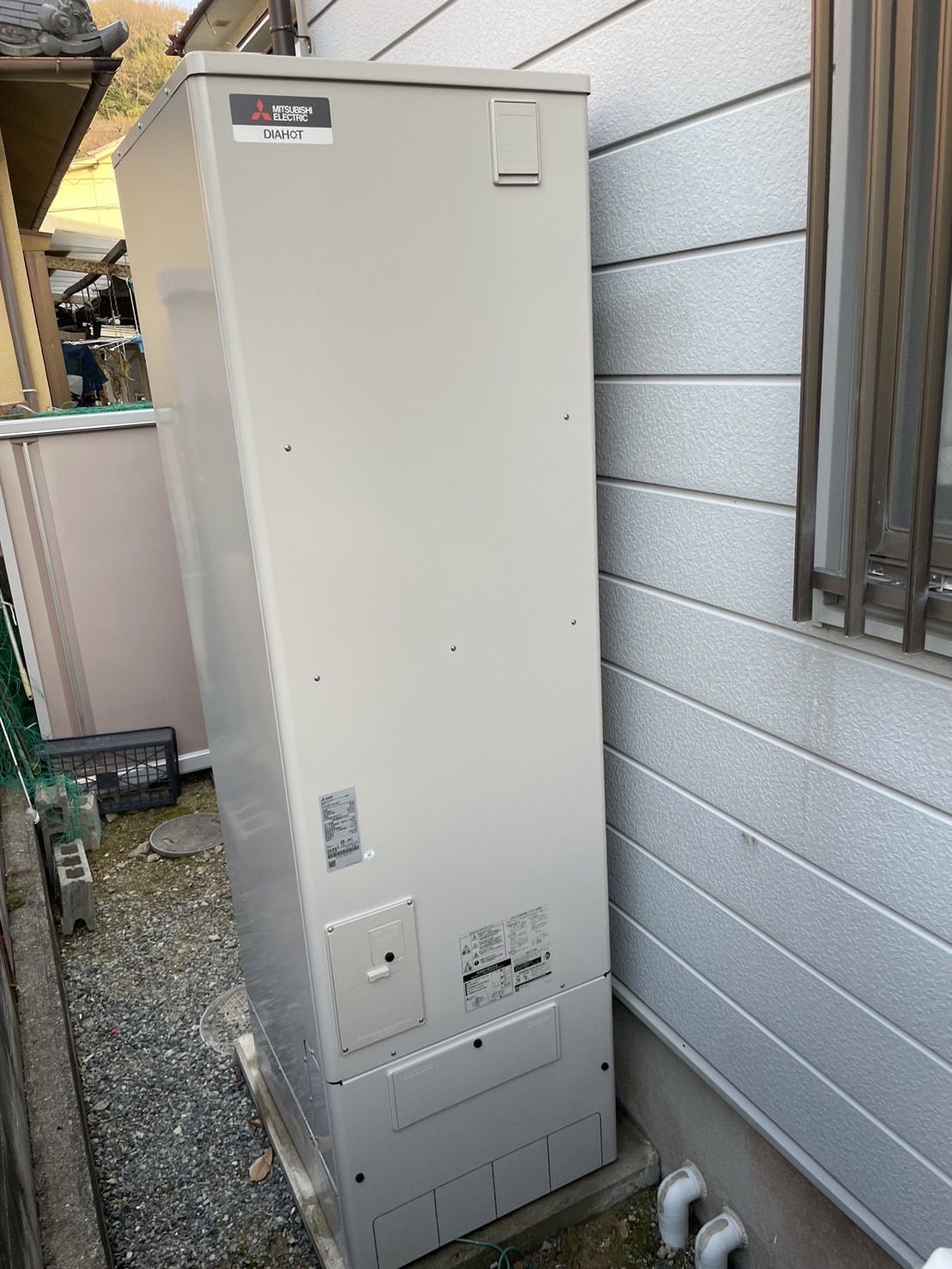 20250530A明石市 ランニングコストを抑えた給湯器への交換工事